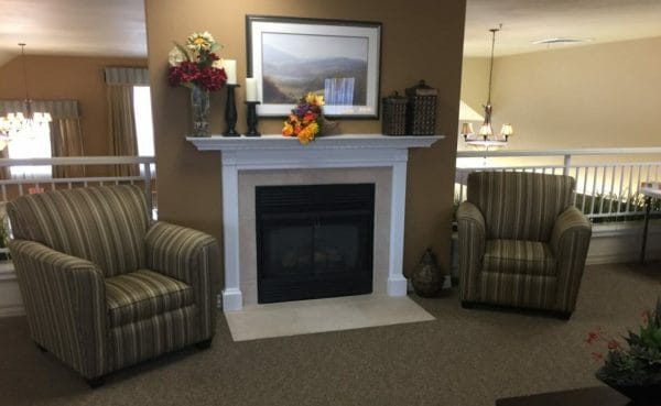 Prestige Assisted Living at Kalispell Fireplace