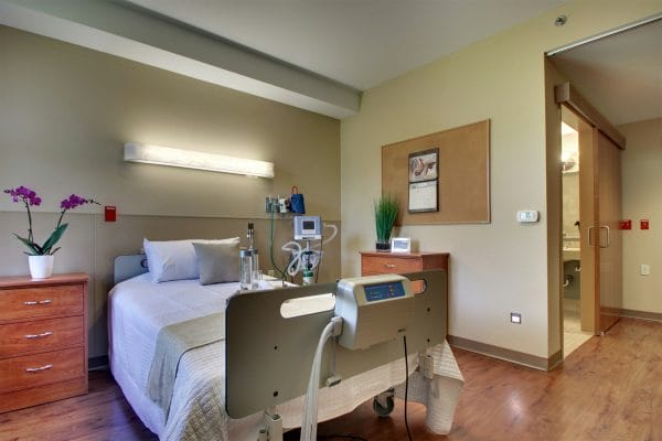 Private nursing room at Bria of Trinity Village