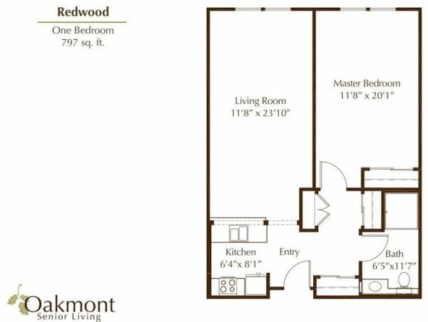 Redwood Floor Plan at Oakmont of San Antonio