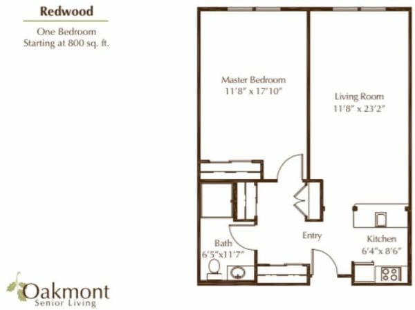 Redwood Floor Plan at Oakmont of Santa Clarita