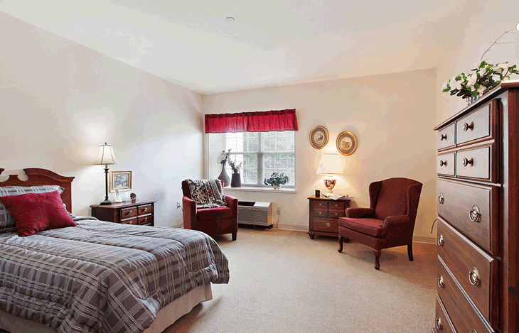 Seaton Chesterfield apartment bedroom