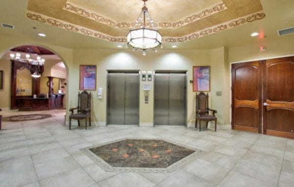 Riviera Health Resort Lobby Elevators