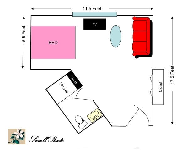 Savannah Court of Oviedo I and II studio floor plan