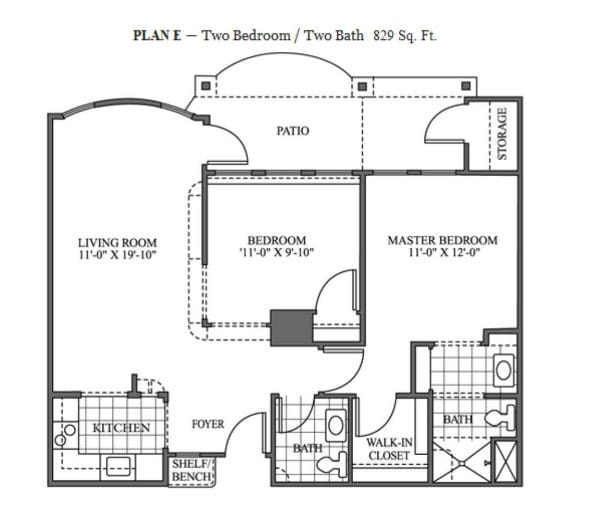 Silver Springs floor plan E