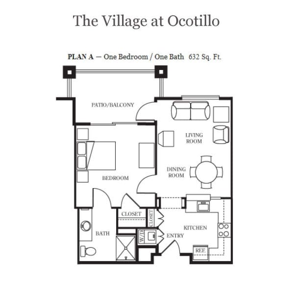 The Village at Ocotillo floor plan 2