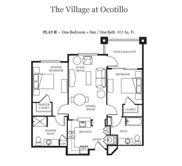 The Village at Ocotillo floor plan 5
