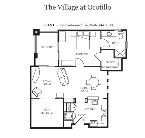 The Village at Ocotillo floor plan 6
