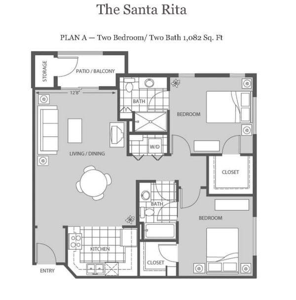 Villa Hermosa Floor Plan