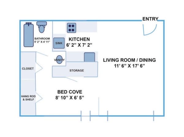 Serenity Towers on the St. Johns Floor Plan1