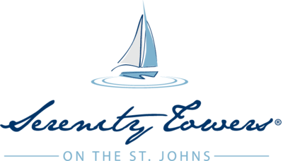 Serenity Towers on the St. Johns Logo