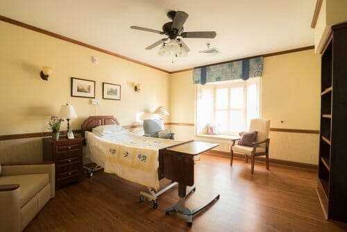 Sherrills Ford Hospice House Patient Room