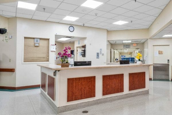 Shoreside Health & Rehabilitation Center Nurse's Desk