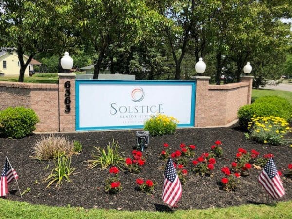 Solstice Senior Living at East Amherst Sign