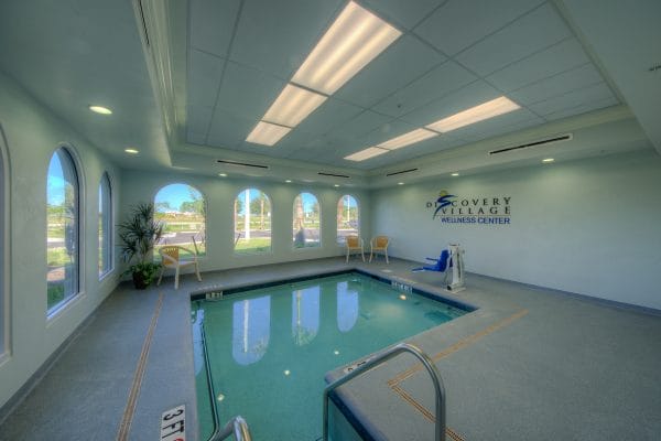 Discovery Village At The Forum indoor therapy pool