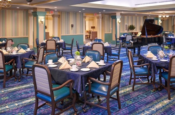 The Bristal Assisted Living at White Plains dining room