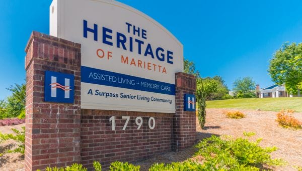 The Heritage of Marietta Sign