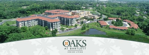 The Oaks at Bartlett Aerial