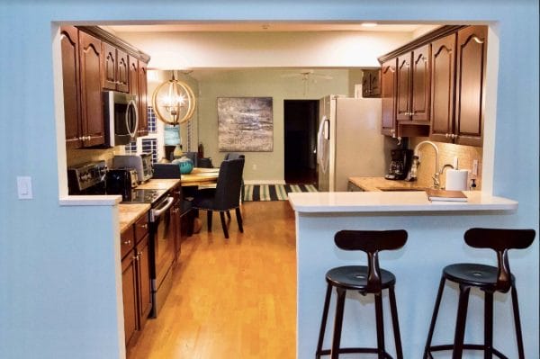 Eat in kitchen and dining room in an apartment at The Oaks of Winter Park