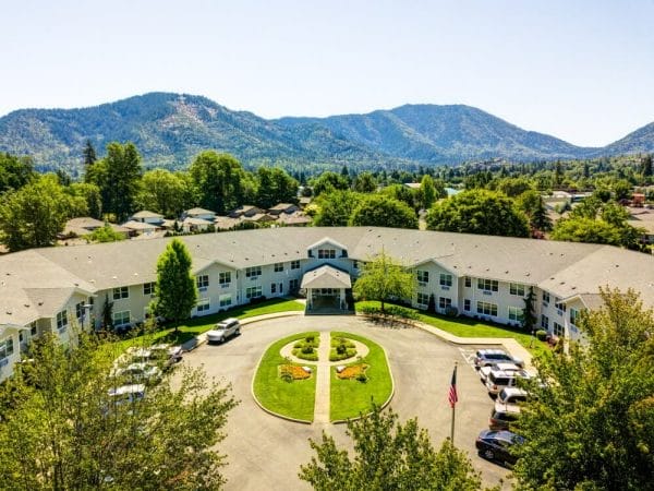 The Suites Assisted Living and Memory Care Aerial View