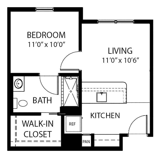The Waterford at Levis Commons Floor Plan1