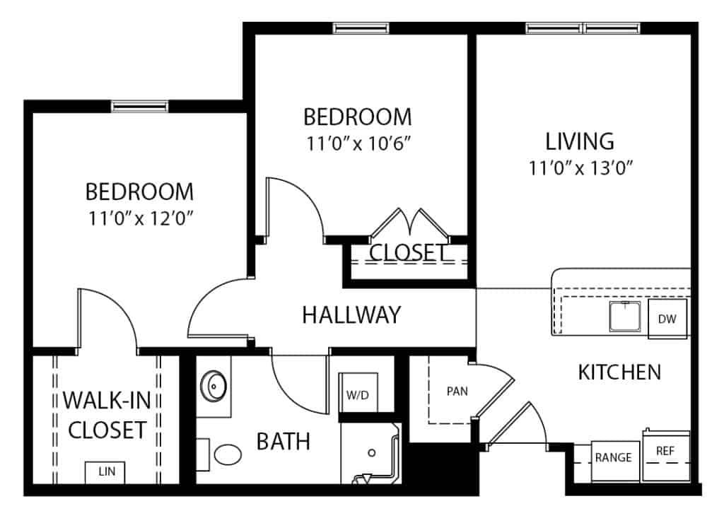 The Waterford at Levis Commons Floor Plan4