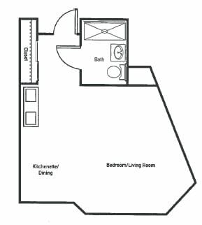 Heron House - Sarasota large studio floor plan