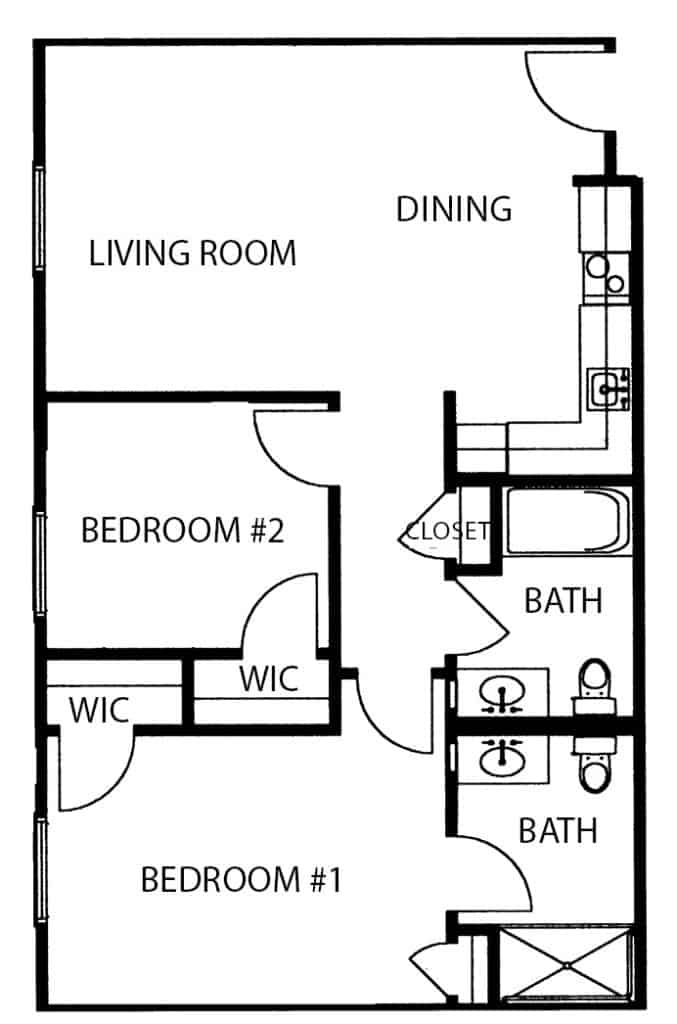 The Waterford at Fairfield floor plan 1