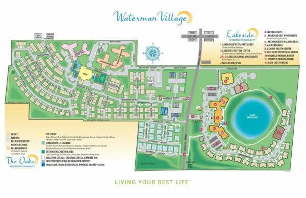 Waterman Village Campus Site Map