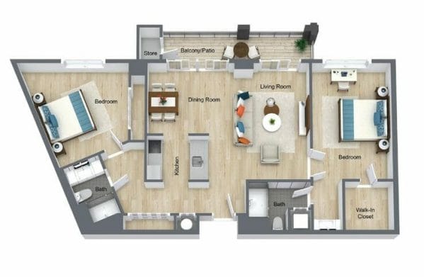 Wickshire Fort Lauderdale Floor Plan4