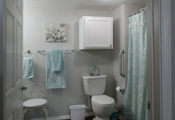 Bathroom in a Mountain Creek Retirement Living residence