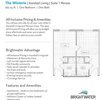 Brightwater Wisteria floor plan
