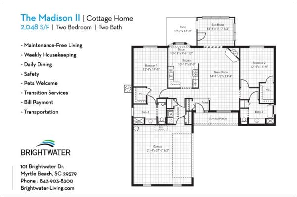 Brightwater Madison floor plan