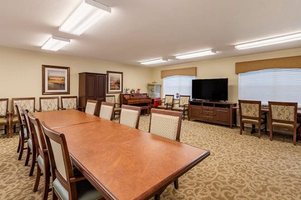 Brookdale Conway resident activity room