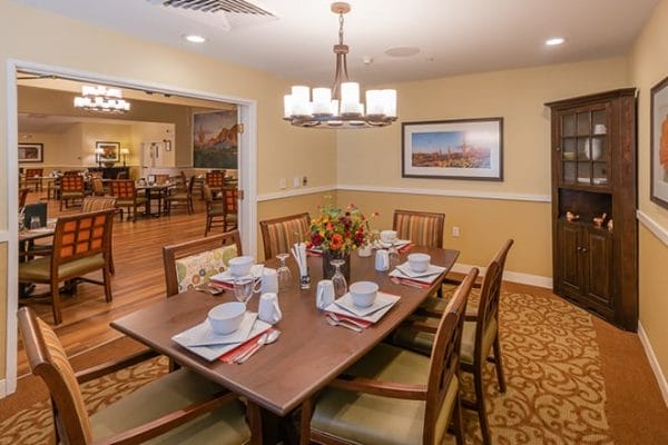 Brookdale Desert Ridge private dining room
