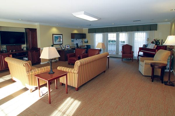 Resident living area and common space in Brookdale Middleton Stonefield