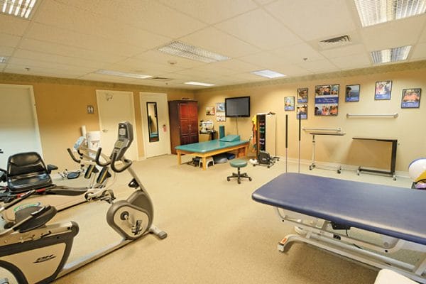 Fitness and exercise room in Brookdale North Scottsdale