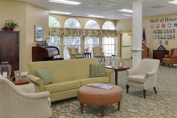 Common area and seating in Brookdale at Palma Sola