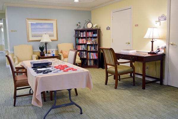 Brookdale Spring Hill game room and study