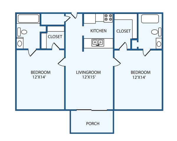The Columbia Presbyterian Community deluxe floor plan