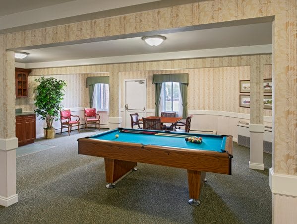 American Senior Living East 2 Billiards Room