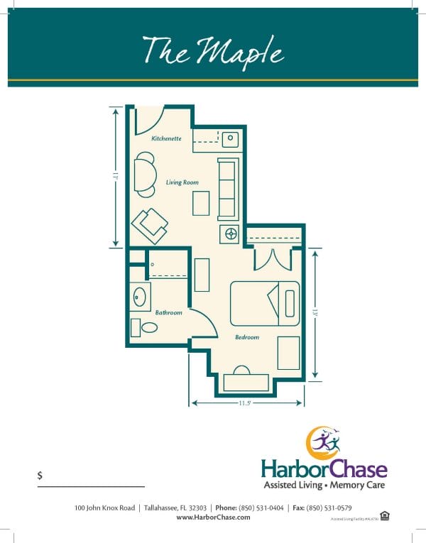 HarborChase of Tallahasee floor plan 4