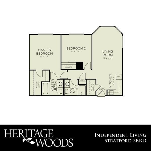 Heritage Woods Stratford floor plan