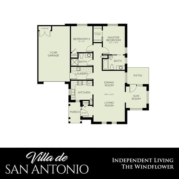 Villa de San Antonio floor plan 2