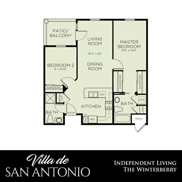 Villa de San Antonio floor plan 1