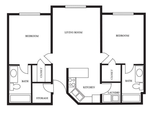 Regency Retirement Village - Birmingham Buckingham floor plan
