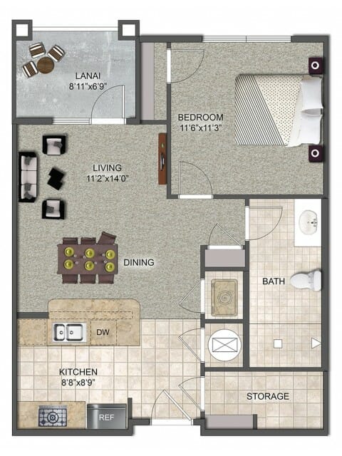 Diamond Oaks Village floor plan 1