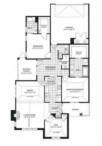 The Heritage at Brentwood floor plan 1
