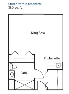 Brookdale Bonita Springs floor plan 1