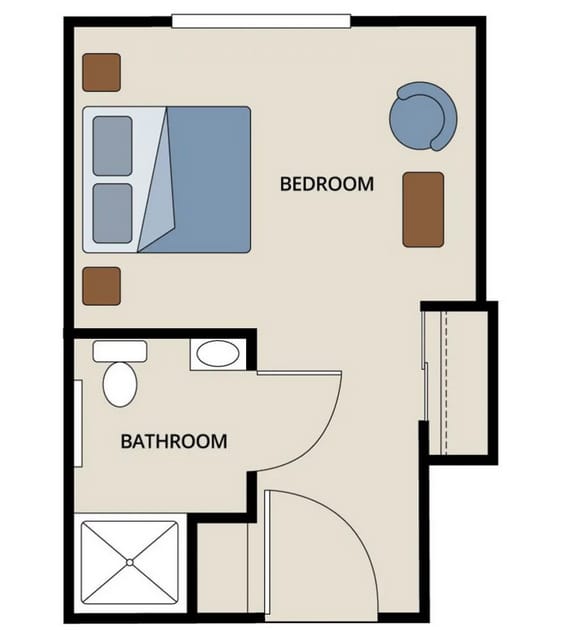 Briar Glen Private Room floor plan