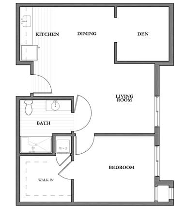 Mountain Park Senior Living floor plan 1
